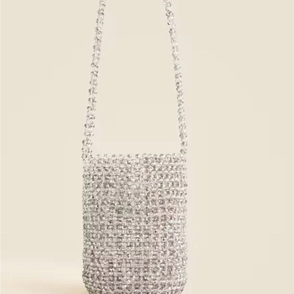 J. Crew Beaded Bucket Bag - NEW